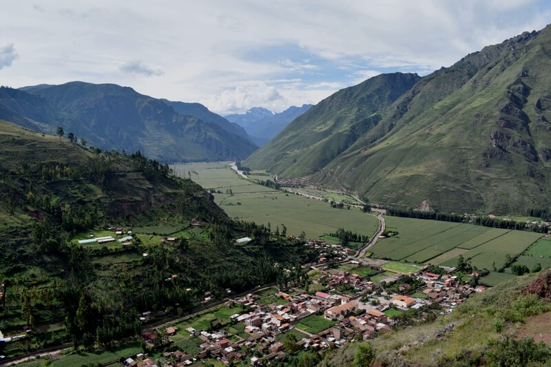 Sacred Valley view during Lima to Cusco 13 Days Overland Tour