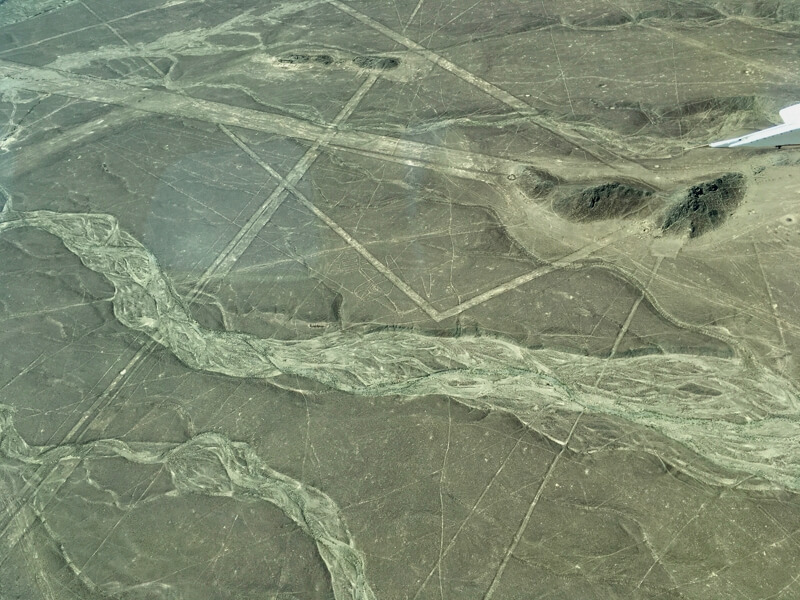Flying over the Nazca lines during Lima to Cusco 13 Days Overland Tour
