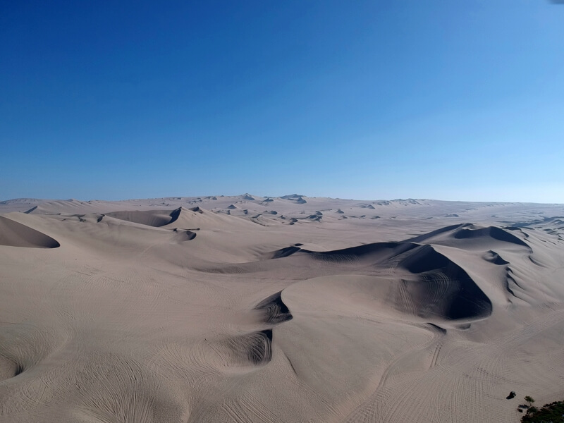 Ica sand dunes during Lima to Cusco 13 Days Overland Tour