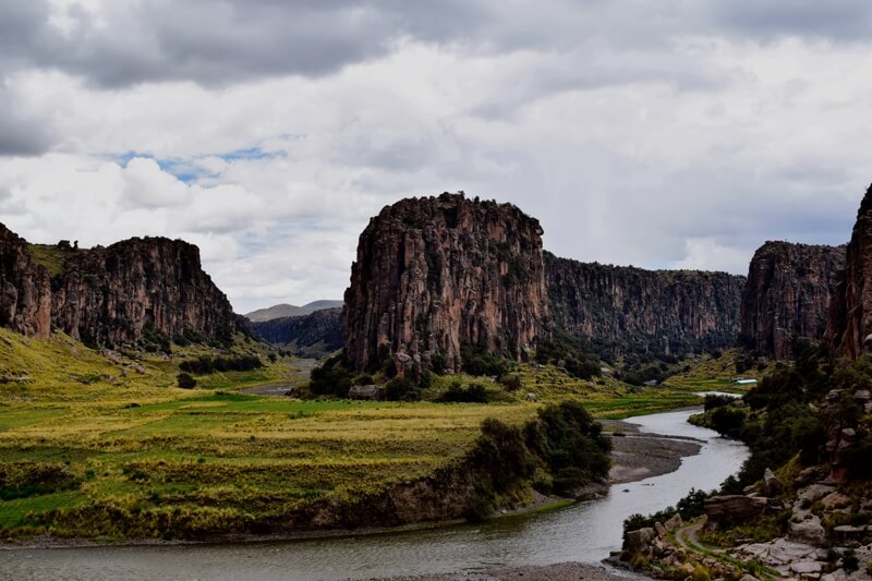 Suyckutambo Canyon during Lima to Cusco 13 Days Overland Tour